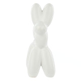 Bubbles Balloon Dog Sculpt 18 x 20cm White