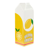 Lewis Ceramic Carton Vessel - Lemon 7.5 x 7.5 x 23cm
