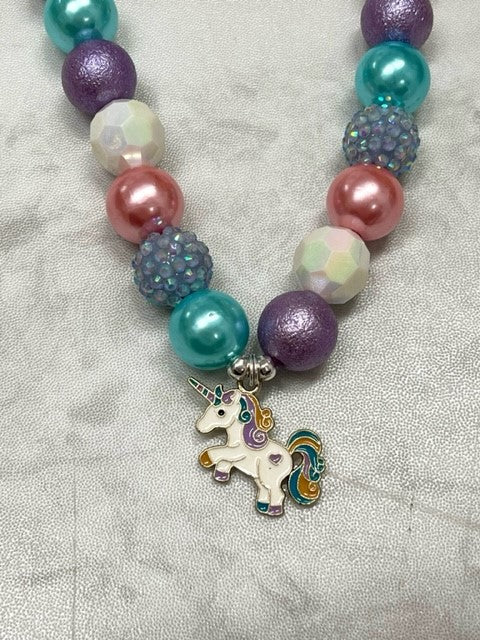 Junior Unicorn Necklace 16mm