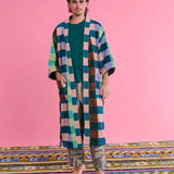 Woodlands Tartan Terry Bath Robe by Kip and Co