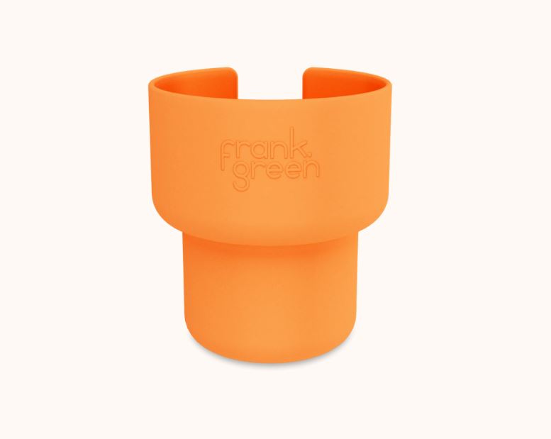 Frank Green Car Cup Holder Expander- Neon Orange