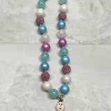 Olaf Blue and Purple Necklace