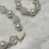 Shimmer Christmas Necklace Bracelet Set