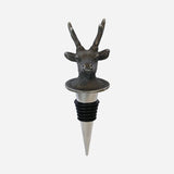 Deer Bottle Stopper in Pewter Finish by CC Interior