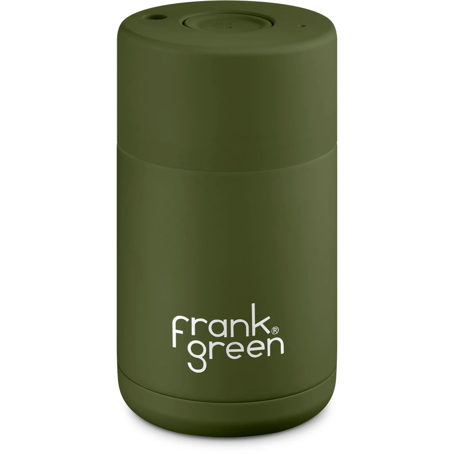 Ceramic Reusable 10oz Coffee Cup Khaki