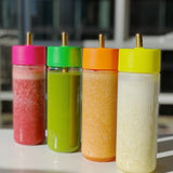 25oz Jumbo Straw Lid Bottle Neon Yellow