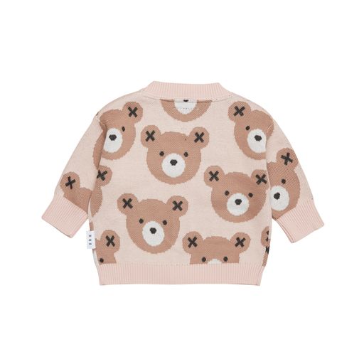 Huxbear Boxy Cardi Rose