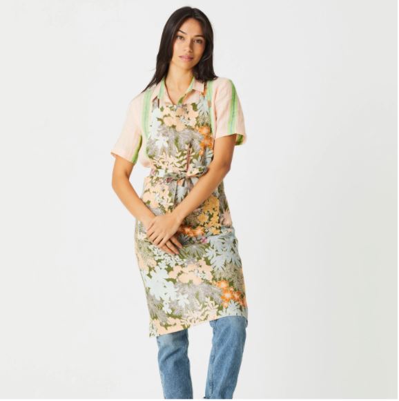 Blooms Linen Apron by Kip and Co