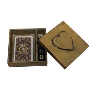 HEARTS CARD BOX 12CML X 12CMW