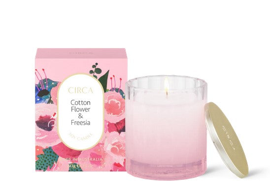 Cotton Flower and Freesia 60g Candle by Circa