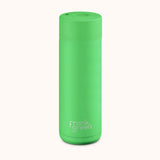Ceramic 20oz Reusable Bottle Neon Green