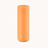 Ceramic 20oz Reusable Bottle Neon Orange