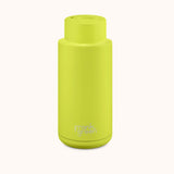 Ceramic 34oz Reusable Bottle Neon Yellow