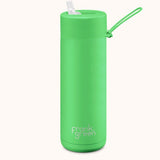Ceramic 20oz Reusable Bottle Neon Green
