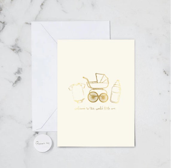 WELCOME LITTLE ONE GREETING CARD