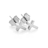 Tiny Stolen Cross Earrings