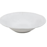 DRAGONFLY STONEWARE WHITE SALAD BOWL SMALL