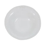 DRAGONFLY STONEWARE WHITE SALAD BOWL SMALL