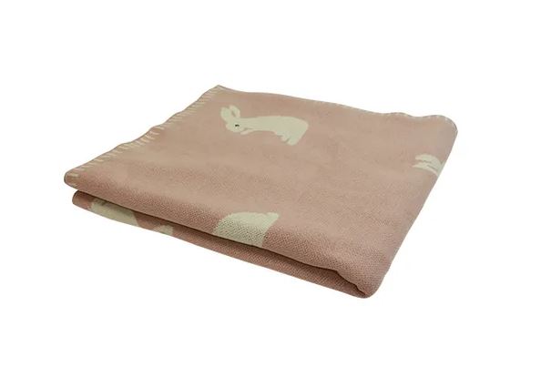 Bunny Blush Throw
