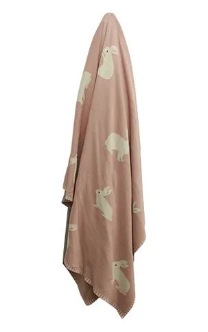 Bunny Blush Throw