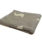 BUNNY GREY THROW