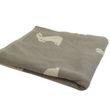 BUNNY GREY THROW