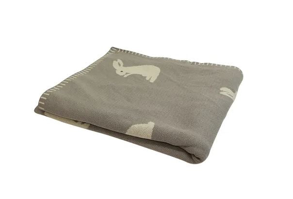 BUNNY GREY THROW
