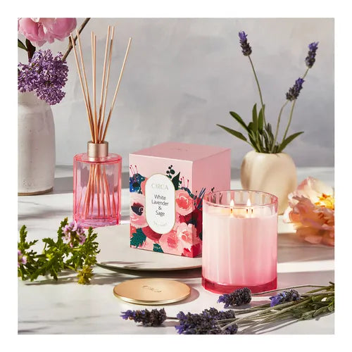 CIRCA WHITE LAVENDER & SAGE 350G MOTHERS DAY CANDLE