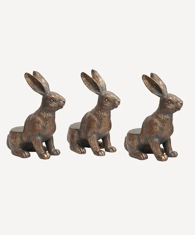 SET OF 3 HARE POT STAND