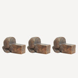 SET OF 3 BUNNY TAIL POT STAND