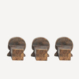 SET OF 3 BUNNY TAIL POT STAND
