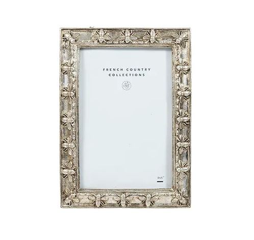 BEE PHOTO FRAME SILVER 4X6