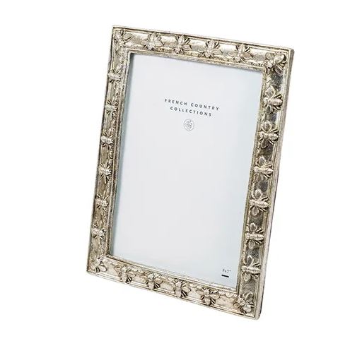 BEE PHOTO FRAME SILVER 5X7