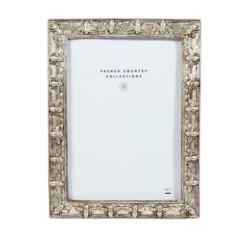 BEE PHOTO FRAME SILVER 5X7