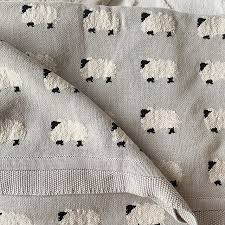 Counting Sheep Cotton Throw