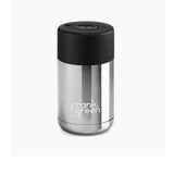 Ceramic 10oz Reusable Coffee Cup Silver/Midnight