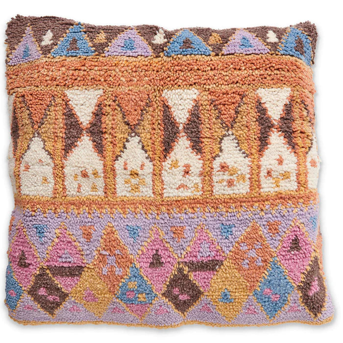 SPRINGTIME FELTED WOOL CUSHION ONE SIZE