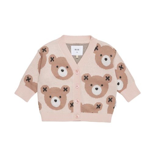 Huxbear Boxy Cardi Rose