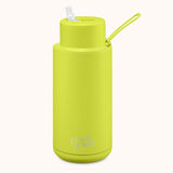 Ceramic 34oz Reusable Bottle Neon Yellow